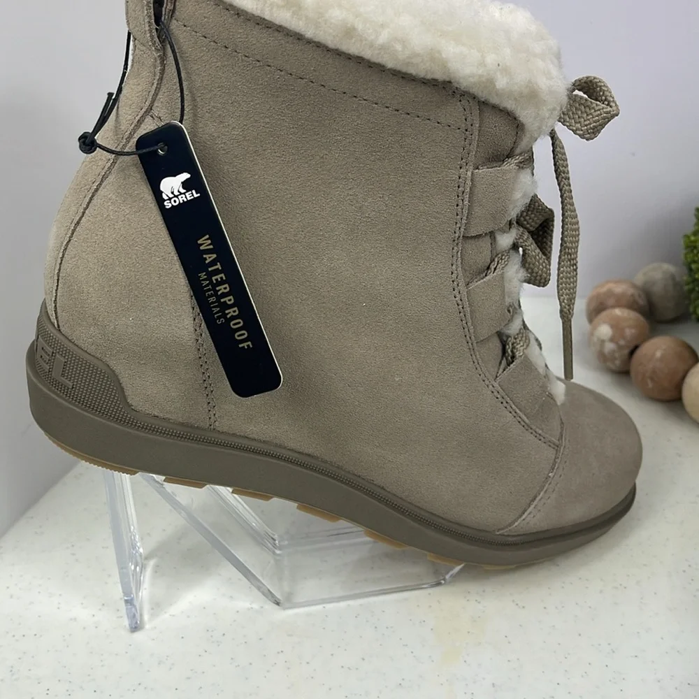 SOREL Women's Evie II Cozy Bootie Sz 11 Color Omega Taupe